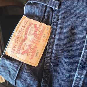 Black Levi's 501s